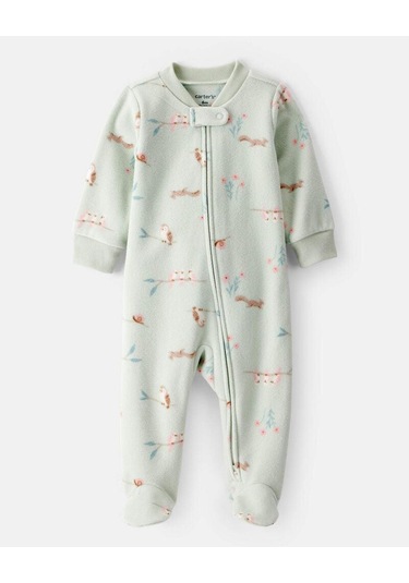 Kız Bebek Polar Tulum Ctr-1t610210 Yeşil