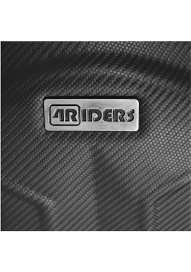 4riders Carbon Evo Series Arka Çanta Scooter Ara Çantası Siyah Siyah