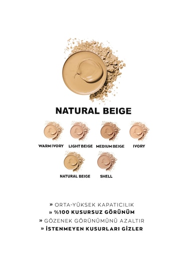 Avon Ideal Flawless Pata Krem Fondöten Natural Biege