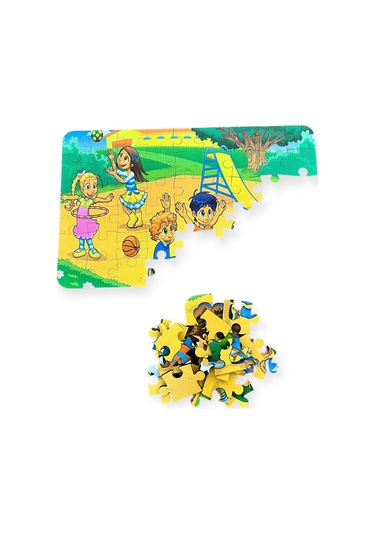 Ahşap Play Time Mini Puzzle 4 Yaş 54 Parça