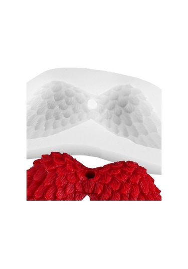 Fastbuy Silikon Kalıp İle Çikolata Kek Yapımı, Mum Oyun Hamuru İçin Dekoratif Beyaz Ürün Beyaz