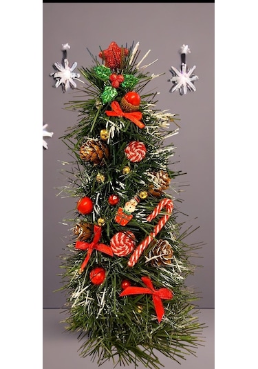 Yılbaşı Ağacı Mini Süslü