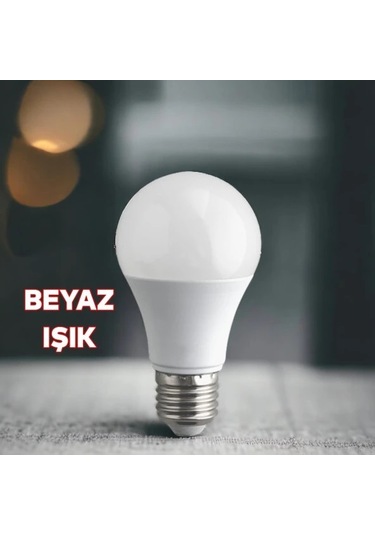 Led Ampul E27 Duy 9w Beyaz Işık Enerji Tasarruflu Yüksek Parlaklık Uzun Ömürlü Aydınlatma