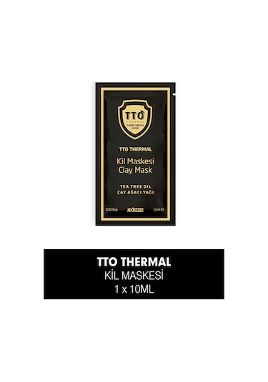 Tto Thermal Çay Ağacı Yağı Kil Maskesi 10 ML