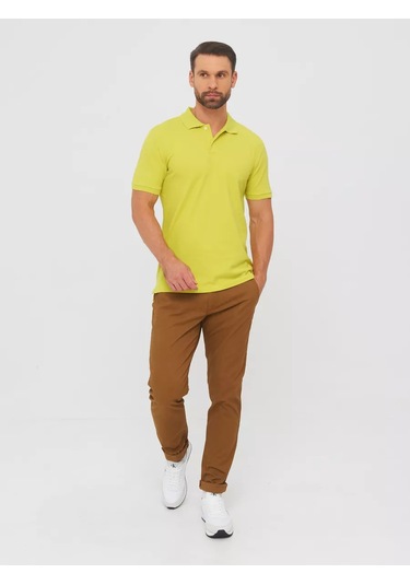 Gap Polo Yaka Tişörtler 169291186 Hardal Rengi