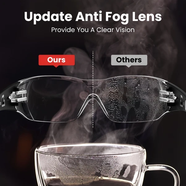 Willowhaven Laıyıke Çizilmeye Dayanıklı Koyu Gri Siyah Spor Gözlüğü, Transparan Pc Anti Fog Unisex Bisiklet