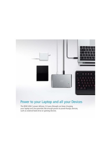 Aten US3342 2 Port USB-C Gen 2 Paylaşımlı Switch