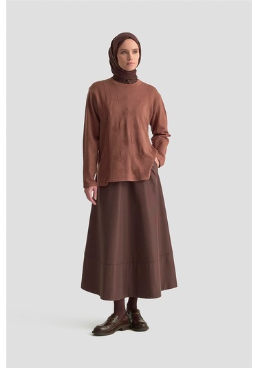 Armine Desenli Kazak 25kd7010 Gül Kurusu Gül Kurusu