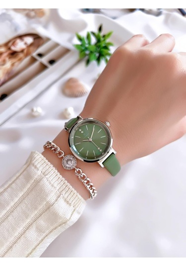 Coliseum Deri Kordon Vintage Seri Kadın Kol Saati+bileklik Hediyeli Cl8368.bm2 Gri