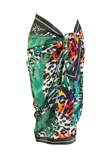 Tarzını Seç Pareo Jungle Desenli 150x95 Cm Çok Renkli