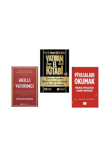 Akıllı Yatırımcı + Yatırım El Kıtabı + Pıyasaları Okumak 3set