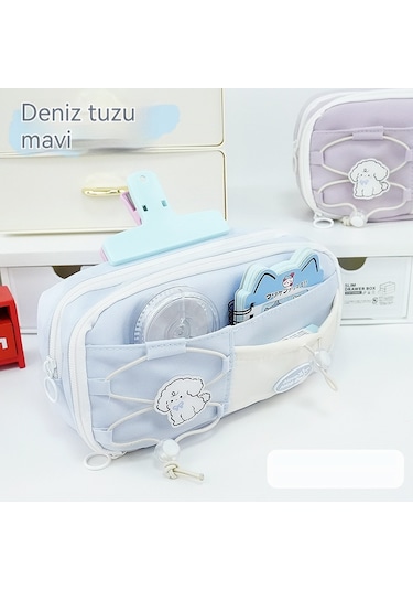 Çeşitli Katlar İle Büyük Kapitet Durum Kutusu Mavi