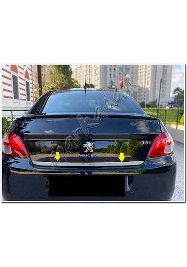 Woc Chrome Peugeot 301 Krom Bagaj Alt Çıta 2012 Sonrası  Paslanmaz