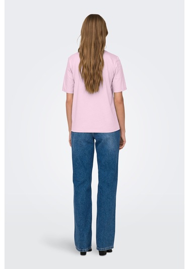 Only Bayan T Shirt 15270390 Açık Pembe Açık Pembe