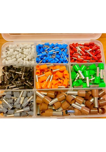 Maasco 1000 parça izoleli kablo yüksüğü pabuç setli kutulu pabuc