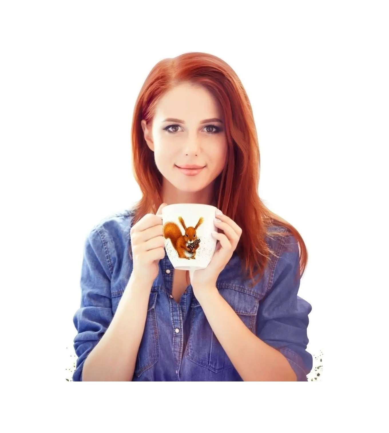 Priority. Fayans Çay Kupası. Sincap 1 Adet. 7338299 Beyaz