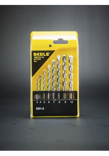 Skole Taş Ve Beton İçin Matkap Uçları Seti 8 Adet 412353167