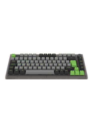 Hawk Gaming Hk610 Gateron Switch Rgb Lcd Tri-mode Kablosuz/bluetooth %75 Gaming Klavye