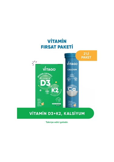 Vitamin D3 Sprey Vitago Prokalsiyum Tablet