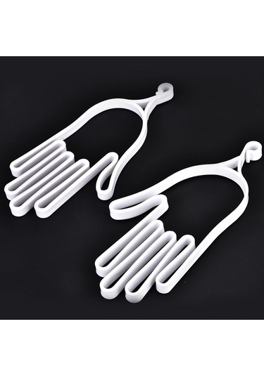 Geeksen Golf Eldiven Tutucu Abs Malzeme Eldiven Şekli Koruyucu Ve Kurutucu Aksesuar Beyaz, 2 Adet Beyaz