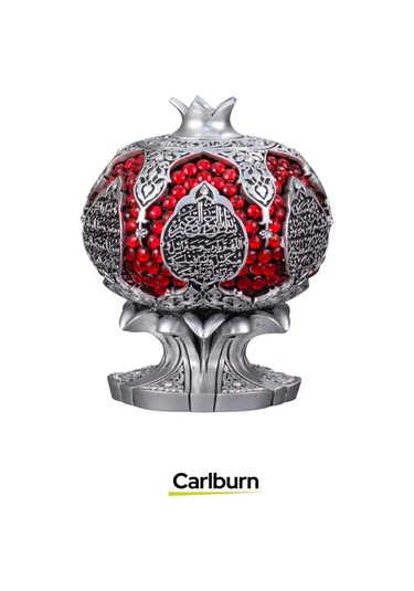 Özel Üretim Kutulu Antik Gümüş Canlılık Pozitiflik Dekoratif Karınca Duası Bereket Nar Boytu Biblo