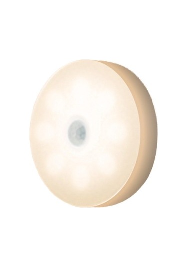 Soulader Usb İle Şarj Edilebilir Hareket Sensörlü Otomatik Gece Lambası Akıllı Led Aydınlatma Sari