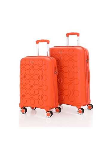 Mçs Polipropilen 2li Valiz Seti Orta & Kabin V376 S23sy1000049-set 00314 Portakal