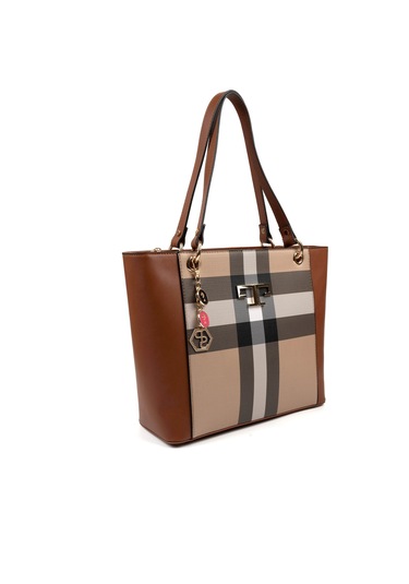 Silver Polo Kadın Omuz Çanta 1176 Bej - Taba