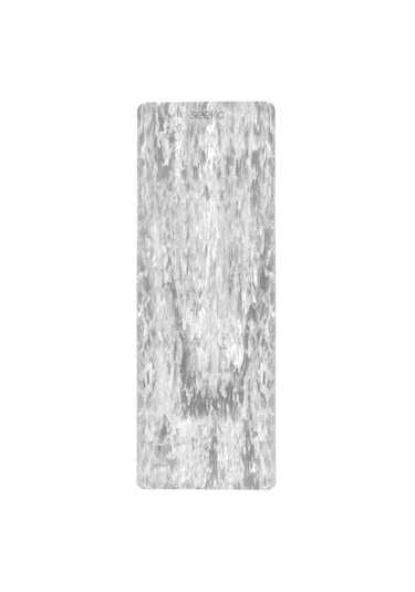 Seeka Marble Yoga Mat - Gri 183cm X 68cm Eksta Geniş Ekstra Uzun Gri