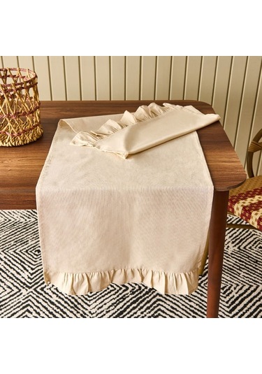 Evidea Soft Fancy Runner - Bej - 50x130 Cm Bej