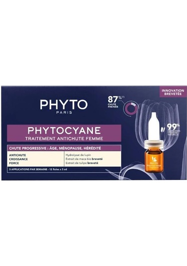 Phyto Phytocyane Kadınlar İçin Saç Dökülmesi Karşıtı Bakım 12 Ampül X 5 Ml