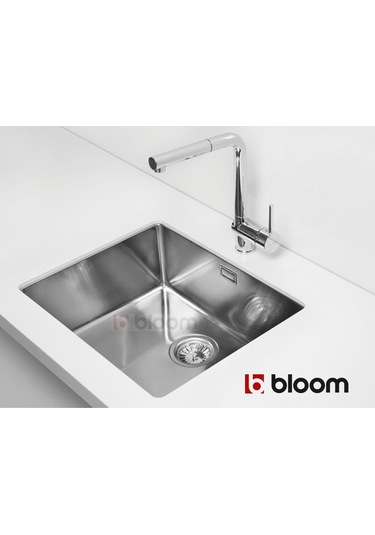 Bloom Luca 1 Gözlü Paslanmaz Çelik Eviye 40 x 40 CM