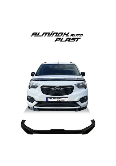Opel Combo E 2019-2024 Ön Tampon Lip Piano Black
