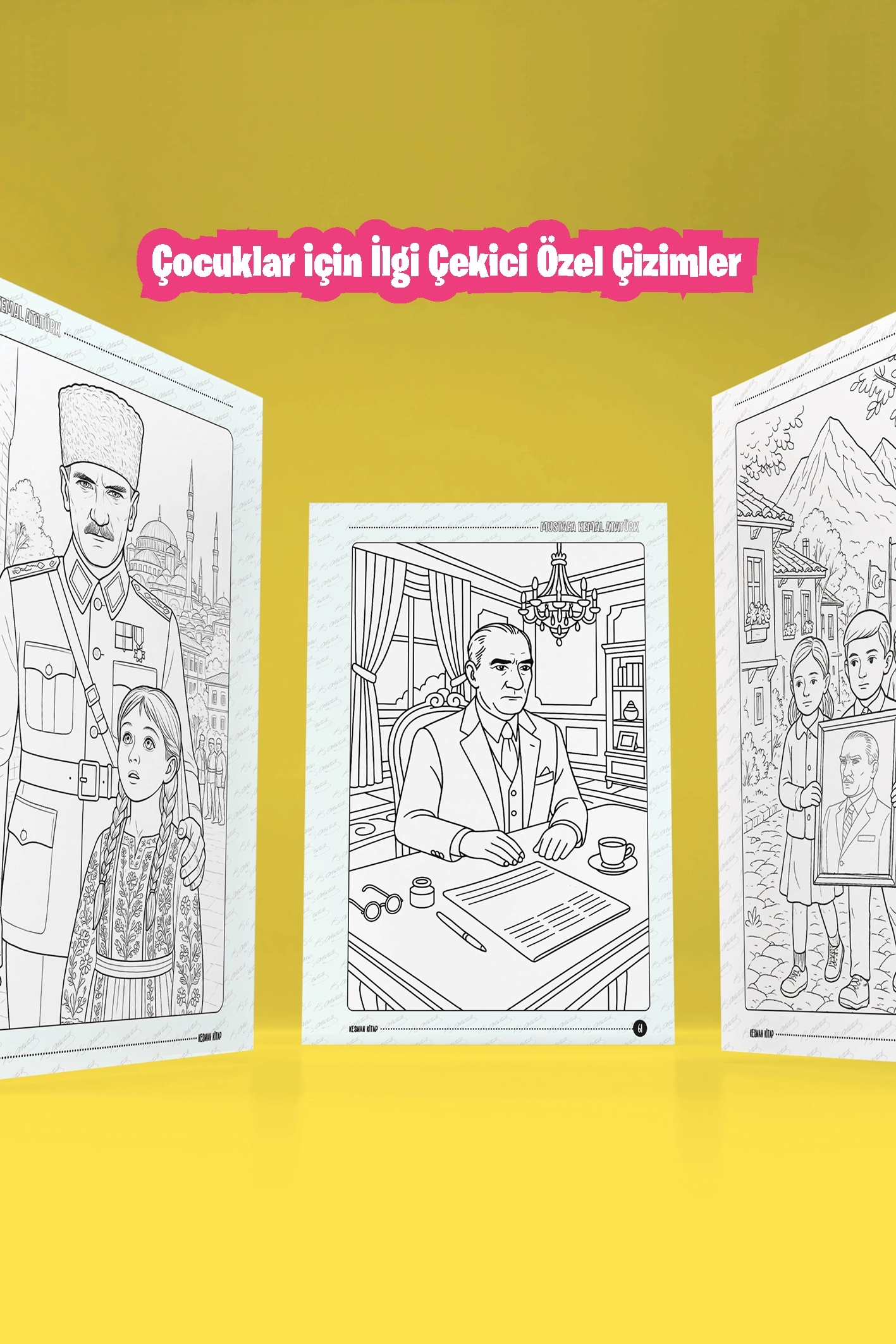 Mustafa Kemal Atatürk Boyama Kitabı