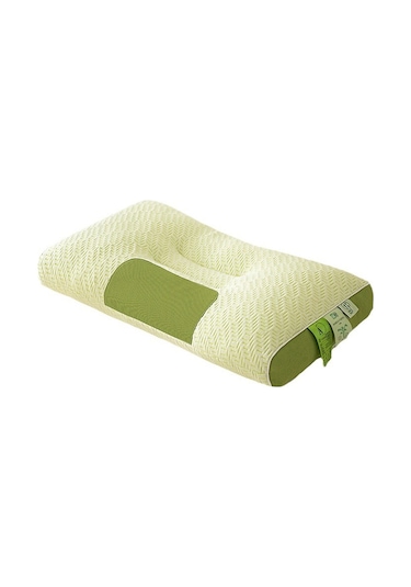 Geeroyoo Ev Ve Öğrenci Kullanıma Uygun Bambu Kömürlü Fiber Spa Yıkama Eliyorlu Yorgan İç Çekirdekli Konforlu Nefes Alabilir Yastık Yeşil Çay Rengi, 48x74 Cm, 900 Gr Diğer