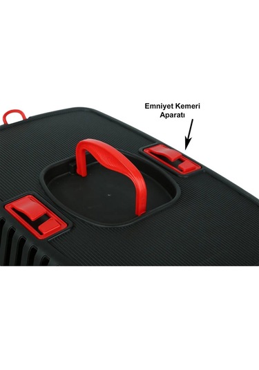 Pribor Kedi Köpek Evcil Hayvan Taşıma Çantası Box Orta Boy Çok Fonksiyonlu Siyah-kırmızı