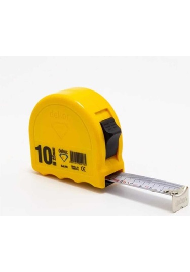 Şerit Metre 10m X 25mm - Kod 298 - Sarı Seri 10 M