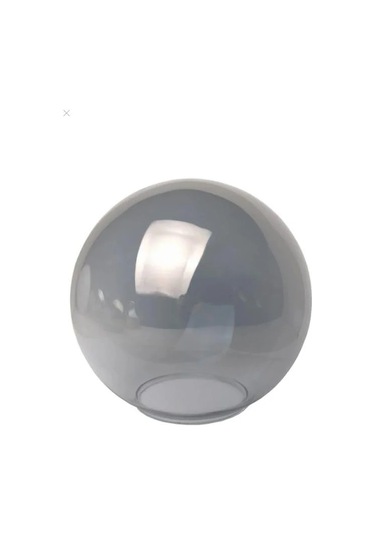 Parlak Füme Gri Avize Abajur Camı Çap: 15 Cm 01G Taba