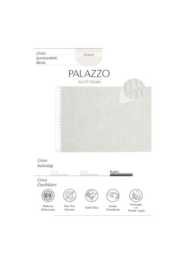 Cool Halı Palazzo Krem Mutfak Halısı Yumuşak Bukle Tezgah Önü Leke Tutmaz İskandinav Kabartmalı Halı