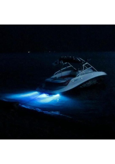 Youtek Gemi Kullanıma Uygun 27 Led Mavi Işık, Paslanmaz Çelik, Ip68 Su Geçirmez, Dc12v, 3.5w, 120 Açılı