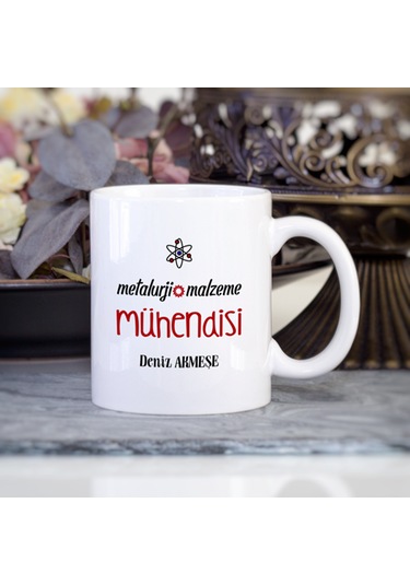 Kişiye Özel Metalurji Ve Malzeme Mühendis Kupa Bardak Hb86a