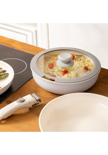 Emsan Easy Click 9 Parça Tencere Seti Gri