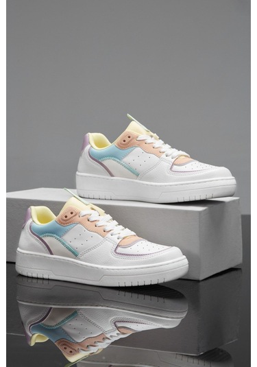 Dark Seer Ds Alley Sneaker 2025 Kadın Beyaz-sarı