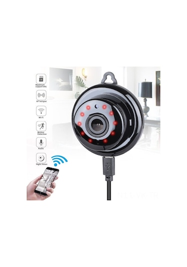 Vkemall Ev Güvenliği İçin Kablosuz Wifi Ip Kamera - 1080p Hd Gündüz/gece Görüşü, İki Yönlü Ses, Hareket Algılama, Uzak Erişim