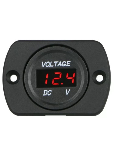 Carub Dijital Voltmetre Yatek Karavan Tekne