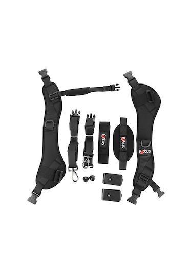 Focus F1 Çift Çift Kamera Omuz Askısı Hızlı Hızlı Sling Kamera Kemer Ayarı Dijital Dslr Fotoğraf Makinesi İçin