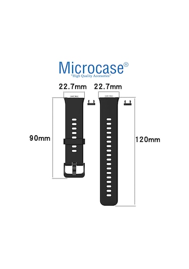 Microcase Huawei Watch Fit 1 için Silikon Kordon Kayış - KY67