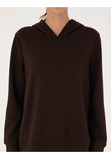 Pierre Cardin Kadın Kahverengi Sweatshirt 50314972-vr029 Kahverengi