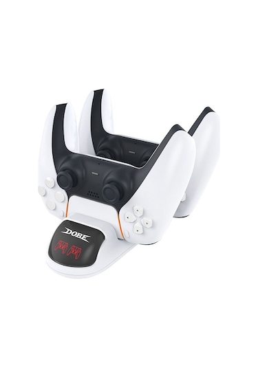 Dobe Ps5 Charging Dock Şarj Istasyonu Ekranli Çiftli Şarj