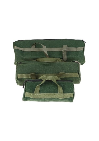 Didadodo Dayanıklı Kanvas Alet Çantası Elektrikli Alet Depolama Organizatör Çantası M M